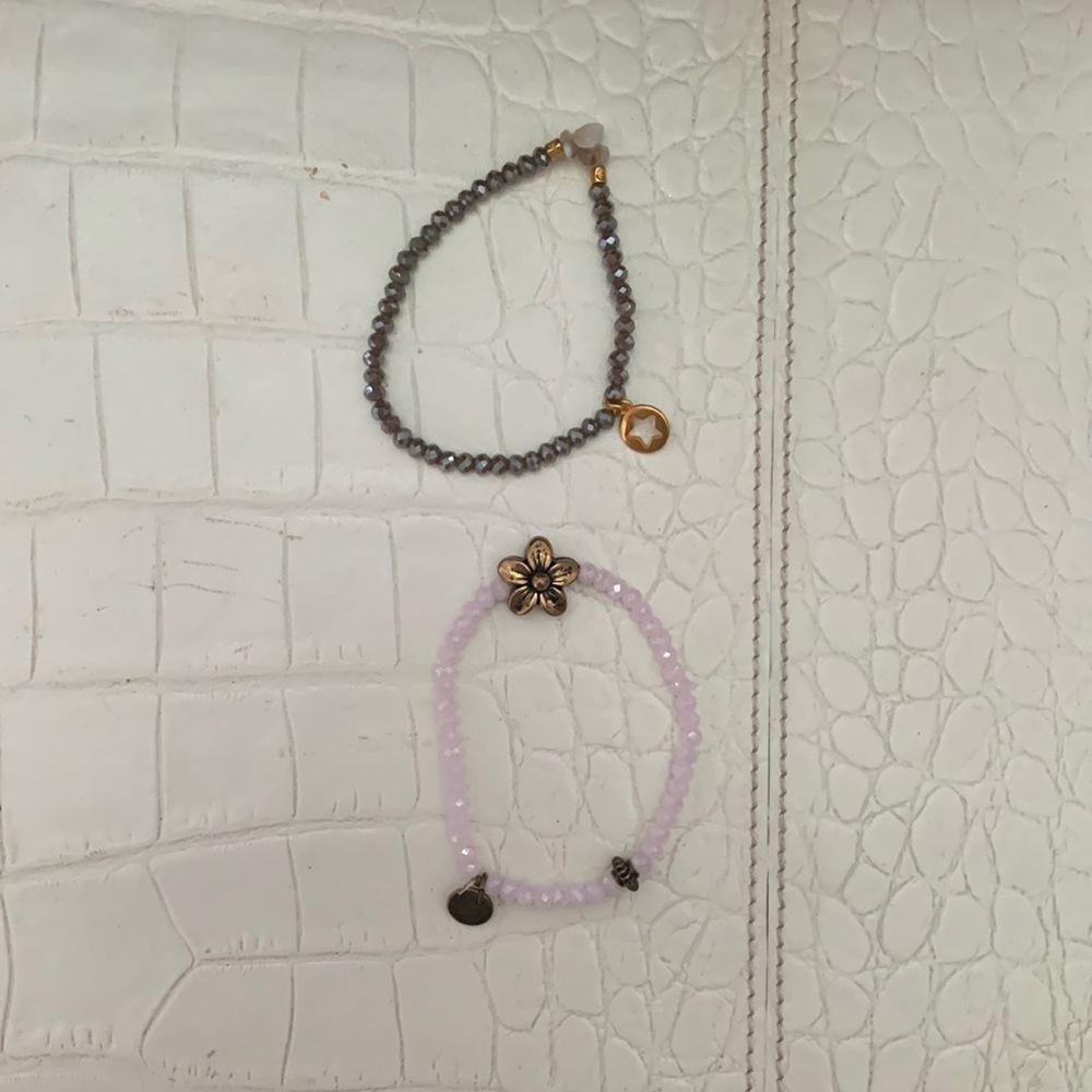 Sparkle never worn beaded bracelets